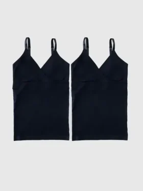 Ingrid and Isabel Basics – 2-pack sömlösa mammakläder med korsad halsringning