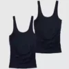 Ingrid and Isabel Basics Mammakläder med sömlöst magstöd, 2-pack