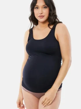 Ingrid and Isabel Basics Mammakläder med sömlöst magstöd, 2-pack
