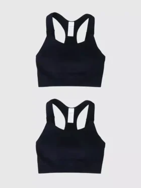 Ingrid and Isabel Basics sömlös amningssport-BH för mammakläder, 2-pack