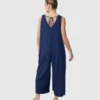 Ingrid och Isabel Lisbon – Ärmlös jumpsuit med vida ben för mammakläder
