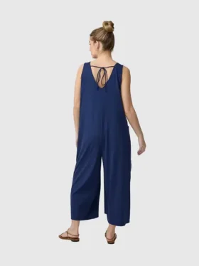 Ingrid och Isabel Lisbon – Ärmlös jumpsuit med vida ben för mammakläder
