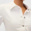 Insnörd denimskjorta