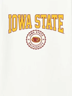 Iowa State University Collegiate Seal – T-shirt med mörk grafisk tryck