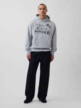 Jean-Michel Basquiat, tjock hoodie