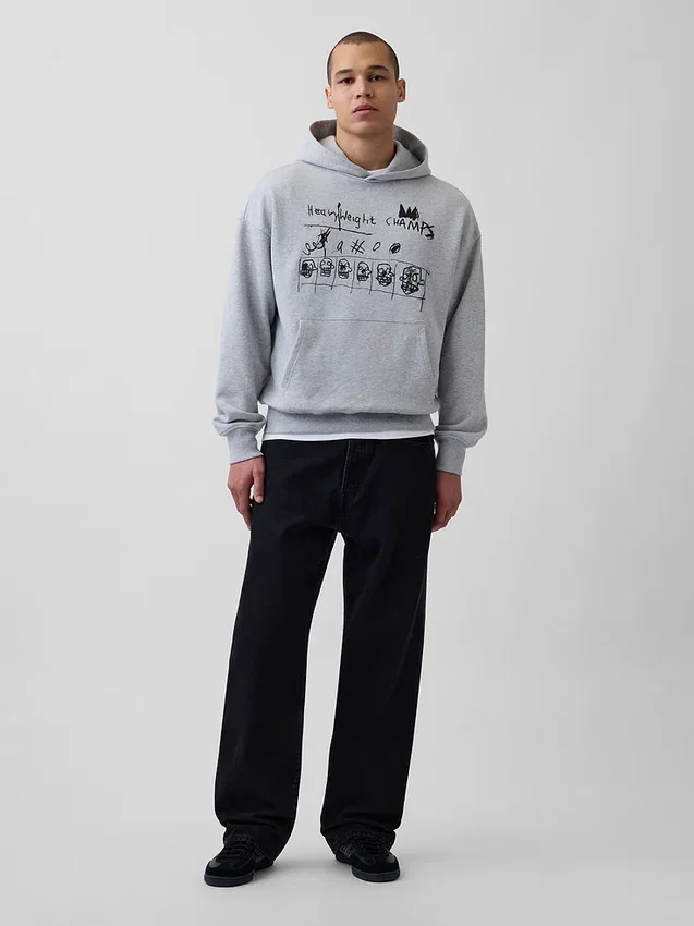 Jean-Michel Basquiat, tjock hoodie