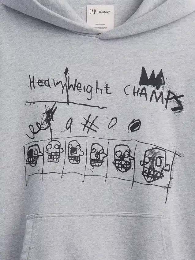 Jean-Michel Basquiat, tjock hoodie
