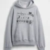 Jean-Michel Basquiat, tjock hoodie
