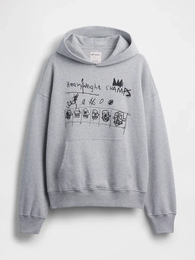 Jean-Michel Basquiat, tjock hoodie