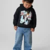 Jean-Michel Basquiat Vintagesoft-hoodie för småbarn