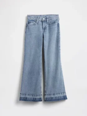 Jeans för barn med låg midja och avslappnad utsvängd passform
