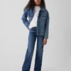 Jeans för barn med låg midja och rakt snitt