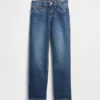 Jeans för barn med låg midja och rakt snitt