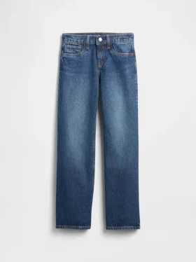 Jeans för barn med låg midja och rakt snitt