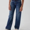 Jeans för barn med låg midja och rakt snitt