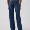 Jeans för barn med låg midja och rakt snitt