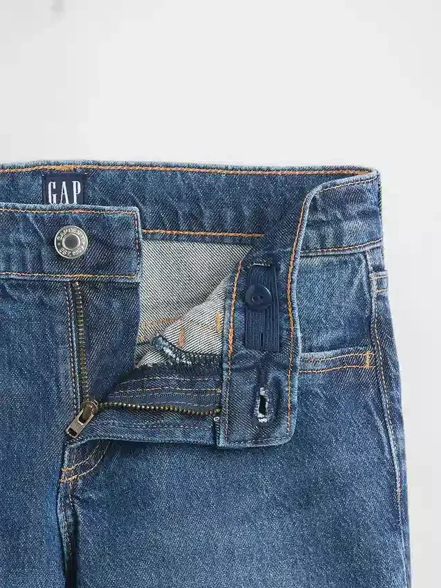 Jeans för barn med låg midja och rakt snitt