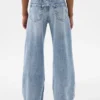 Jeans för barn med låg midja och vid ben