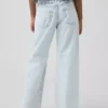 Jeans för barn med låg midja och vid ben