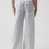 Jeans för barn med låg midja och vid ben