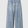 Jeans för barn med låg midja och vid ben