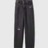 Jeans för barn med låg midja och vid ben