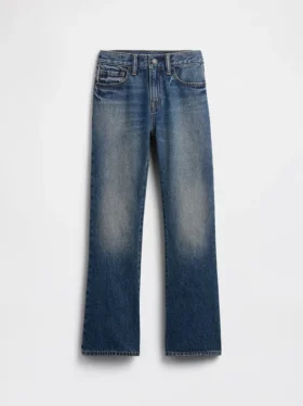 Jeans i avslappnad bootcut-modell för barn