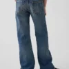 Jeans i avslappnad bootcut-modell för barn