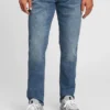Jeans med atletisk, avsmalnande passform