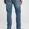 Jeans med atletisk, avsmalnande passform