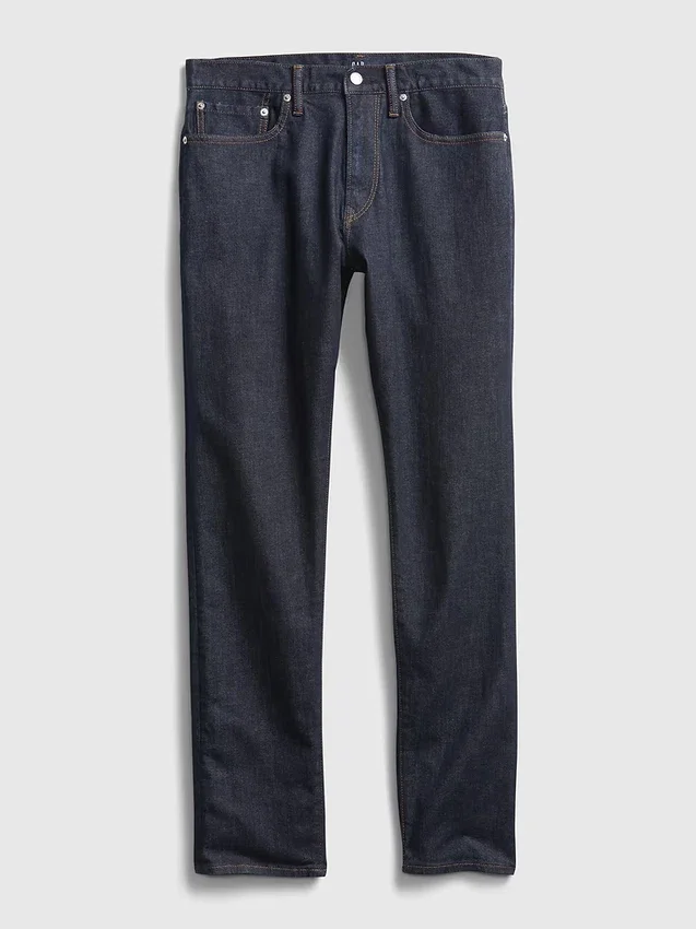 Jeans med atletisk, avsmalnande passform