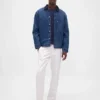 Jeans med avslappnad rak passform