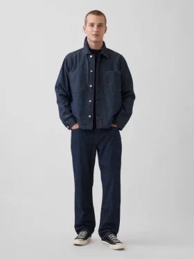 Jeans med avslappnad rak passform