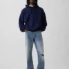 Jeans med avslappnad rak passform