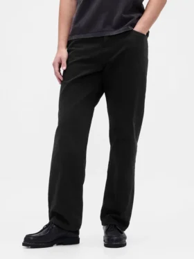 Jeans med avslappnad rak passform