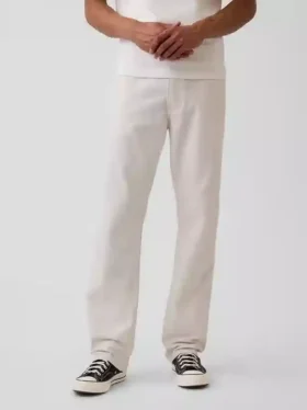 Jeans med avslappnad rak passform