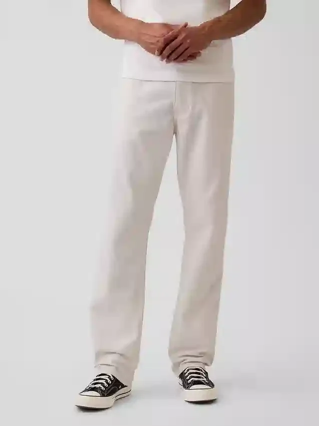 Jeans med avslappnad rak passform