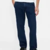 Jeans med avslappnad rak passform