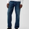 Jeans med avslappnad rak passform