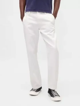 Jeans med avslappnad rak passform