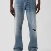 Jeans med avslappnad rak passform