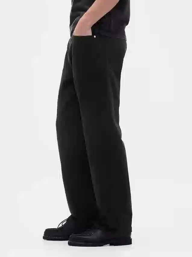 Jeans med avslappnad rak passform
