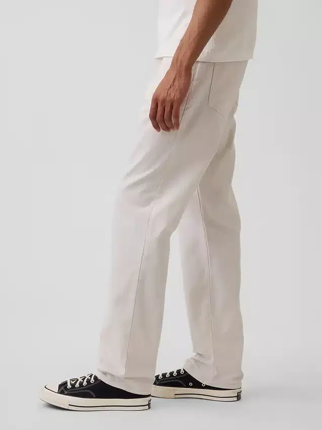 Jeans med avslappnad rak passform