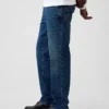 Jeans med avslappnad rak passform