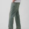 Jeans med avslappnad rak passform