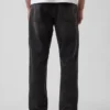 Jeans med avslappnad rak passform