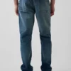 Jeans med avslappnad rak passform