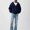 Jeans med avslappnad rak passform