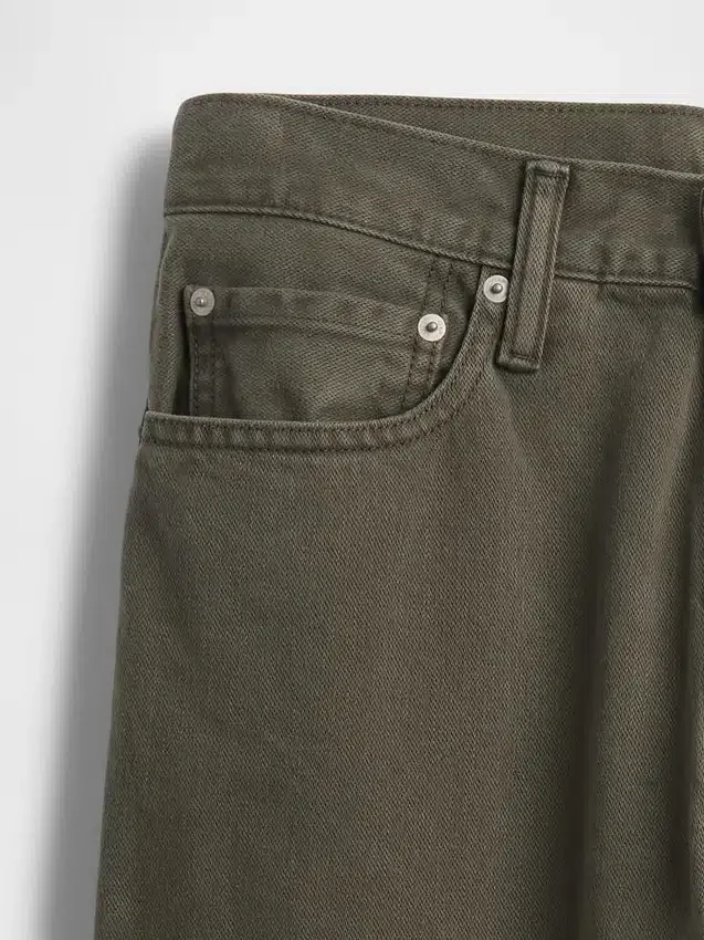 Jeans med avslappnad rak passform