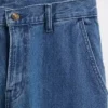 Jeans med avslappnad rak passform